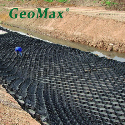 HDPE Geocell 150mm ความสูง 330mm พื้นที่ปั่นสําหรับช่องทาง น้ําฝน การสับเปลี่ยนกระบวนการขัง