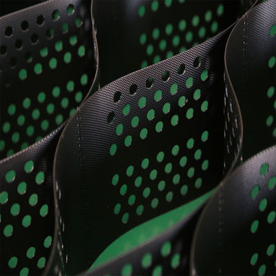Желтая Hdpe Geocell 50 мм Высота 660 мм Сварное расстояние Защита наклона Высокое качество Сильная прочность
