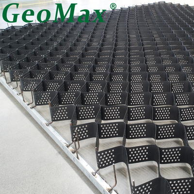 Slope Stabilization Welded Geocell HDPE 150mm Height Perforated Black ESCR High OIT